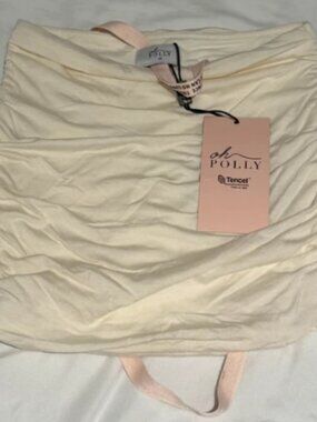 Oh Polly Tencel pleated mini skirt